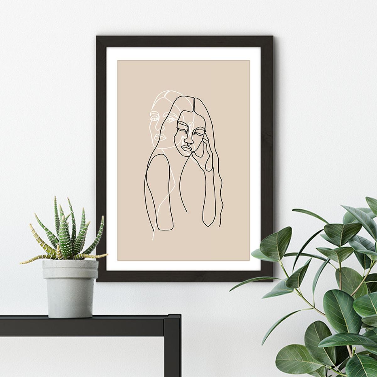 Alma & Wanda Art Print Black Frame – image 5