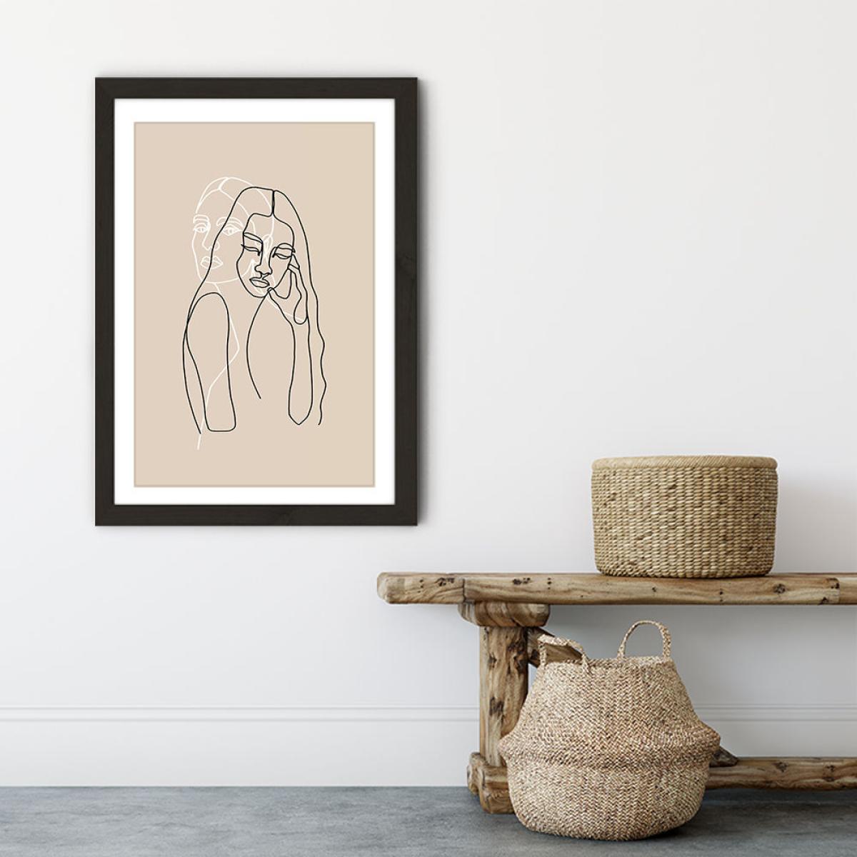 Alma & Wanda Art Print Black Frame – image 6
