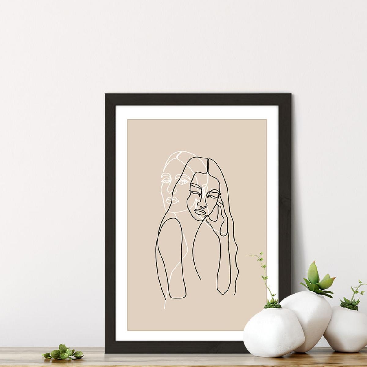 Alma & Wanda Art Print Black Frame – image 7