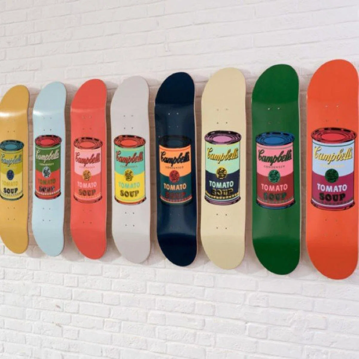Colored Campbell's Soup Cans Set Warhol – image 3