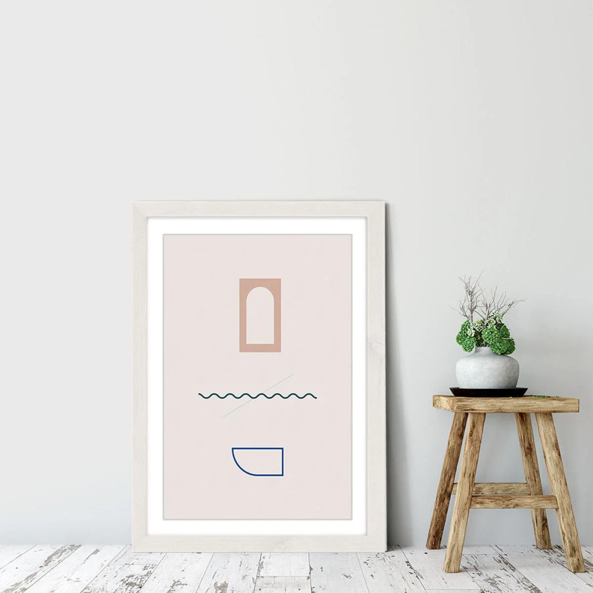 Dual Art Print White Frame – image 2