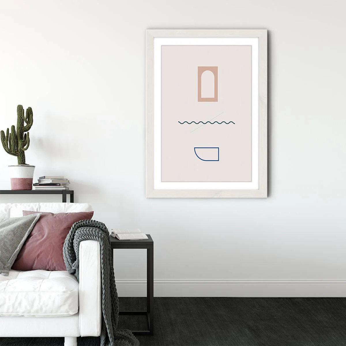 Dual Art Print White Frame – image 4