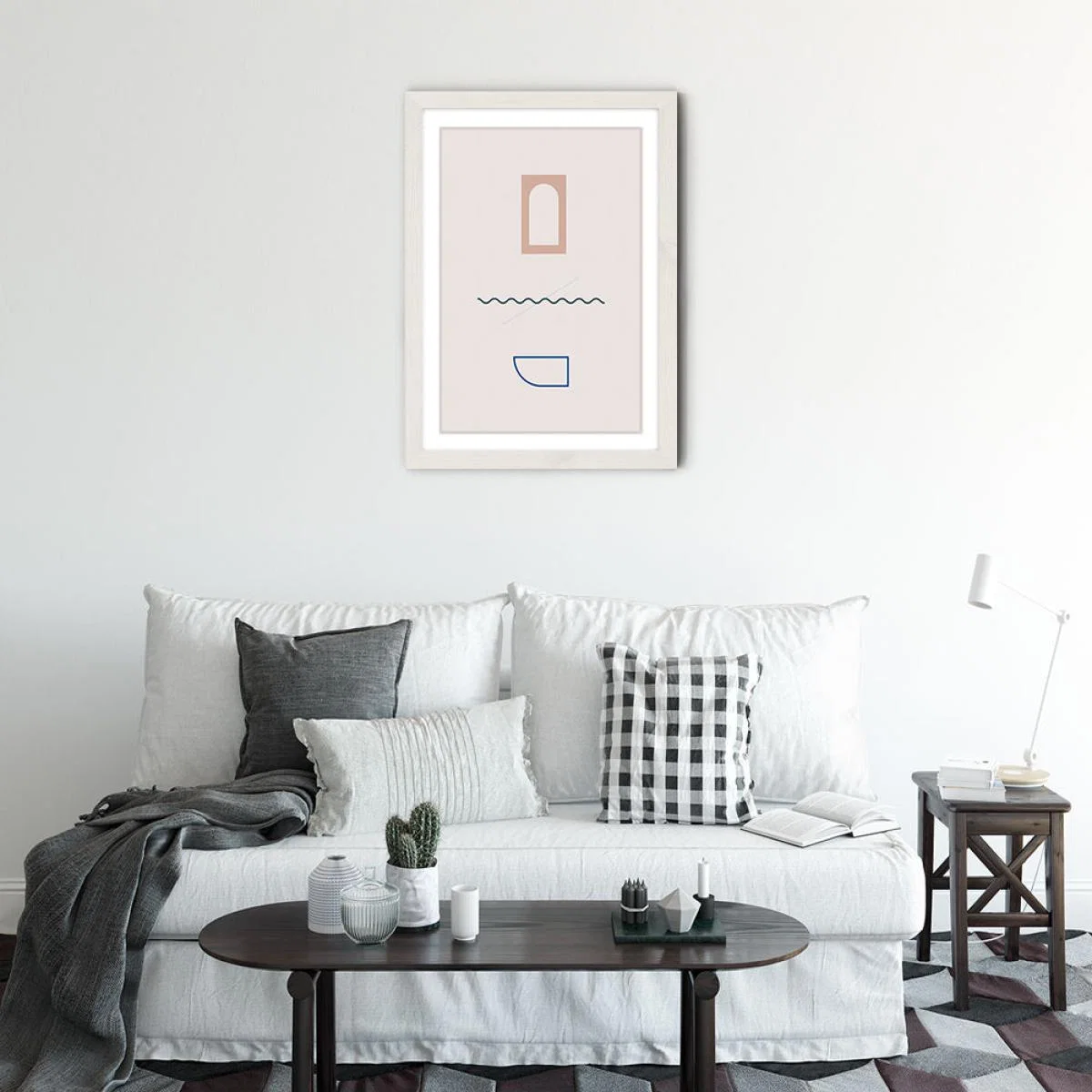 Dual Art Print White Frame – image 5
