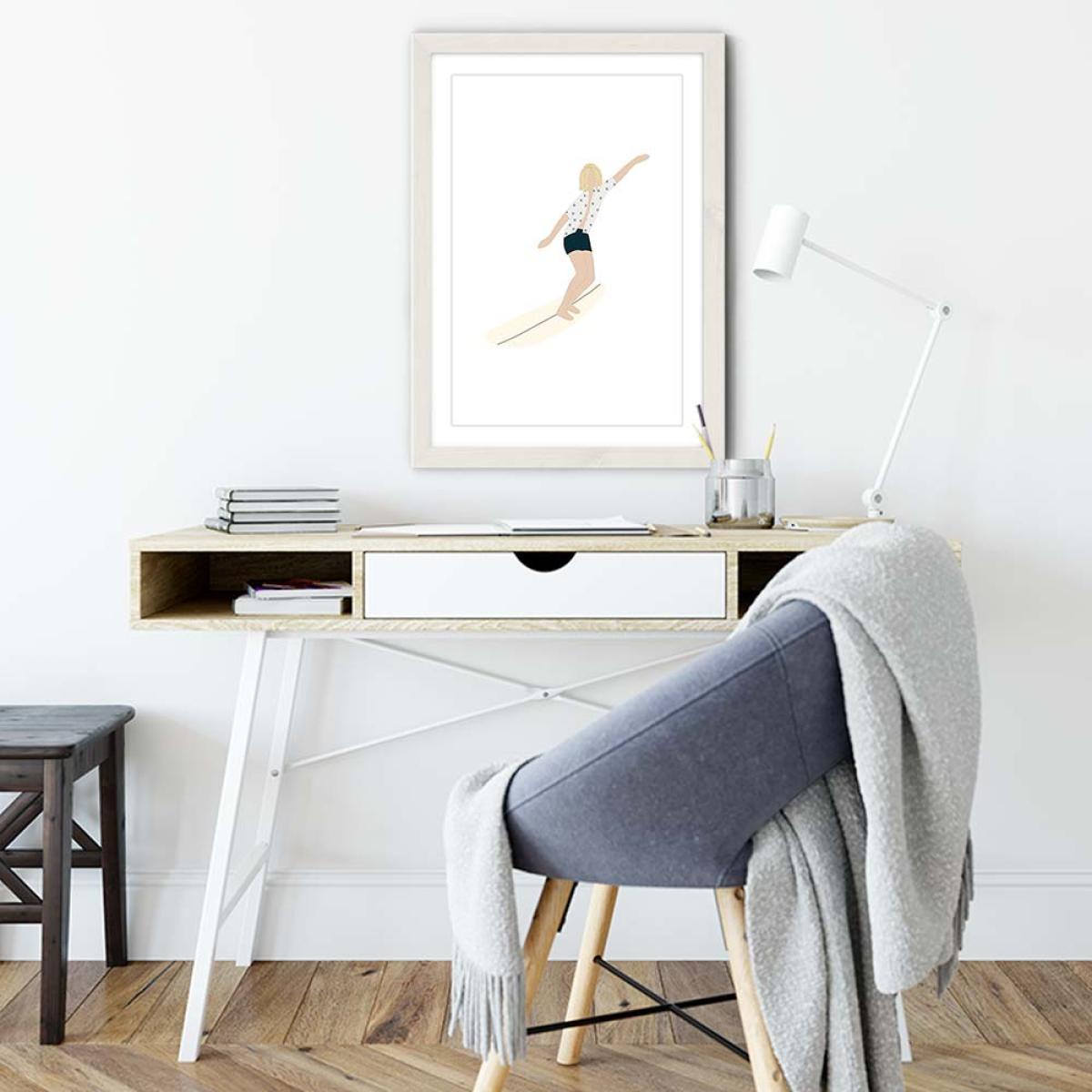 Loose Art Print White Frame – image 5