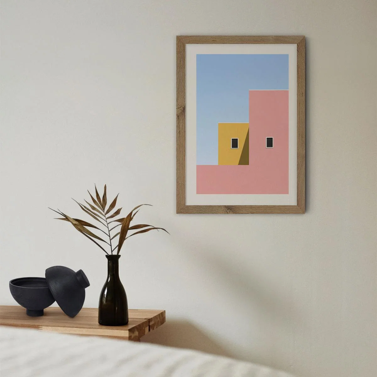Faceade Art Print Oak Frame – image 11