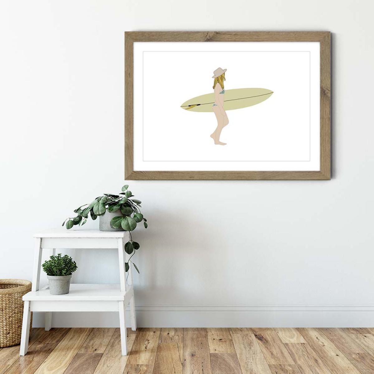 Nature Art Print Oak Frame – image 4