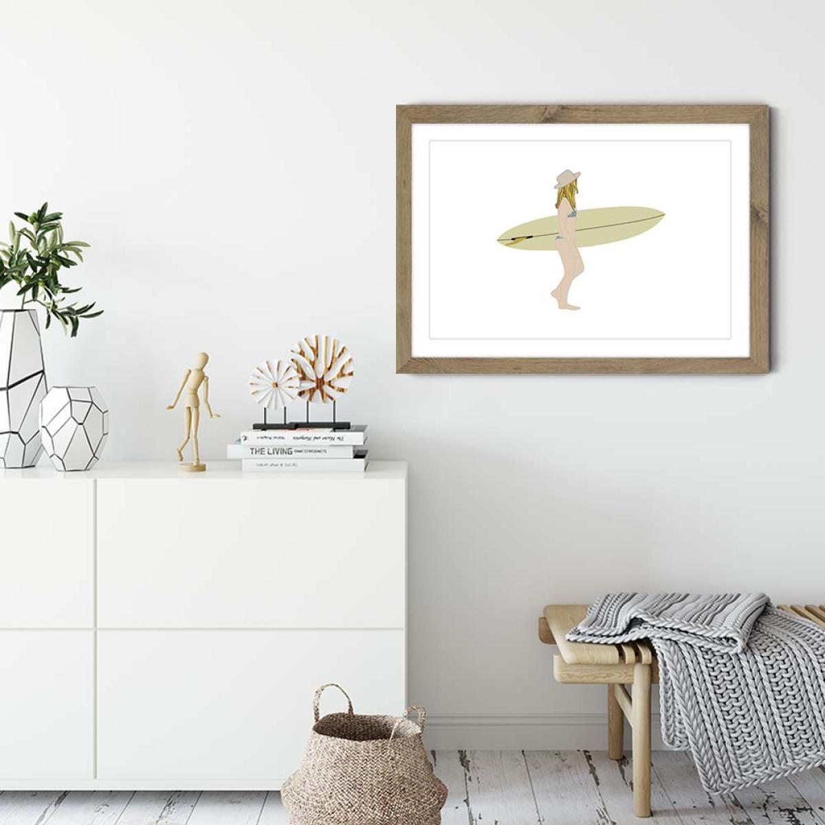 Nature Art Print Oak Frame – image 5