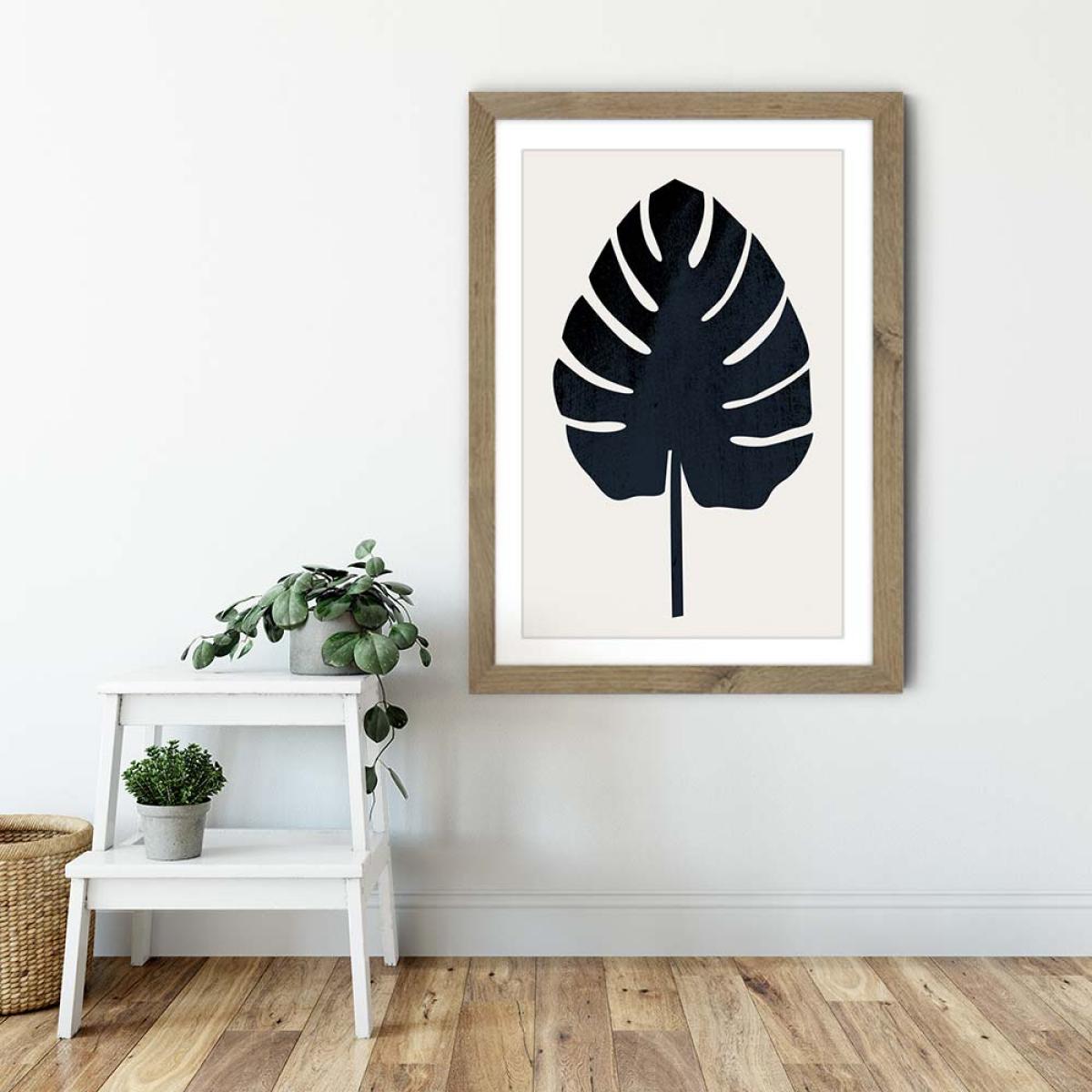 Botanica Abstracta Art Print Oak Frame – image 6