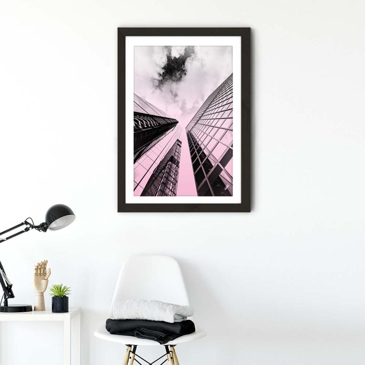 Black Frame Skyscraper Art Print – image 2
