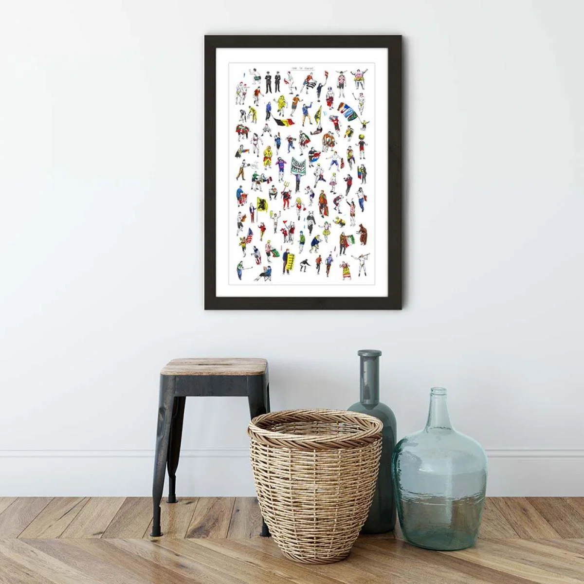 Black Frame From The Roadside Art Print – image 2