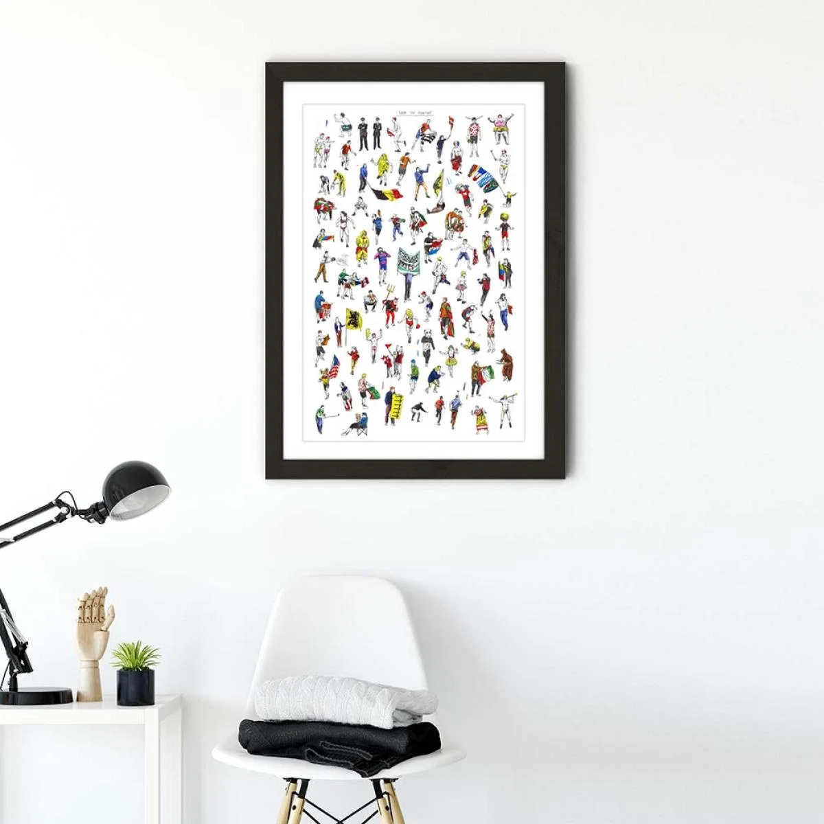 Black Frame From The Roadside Art Print – image 3