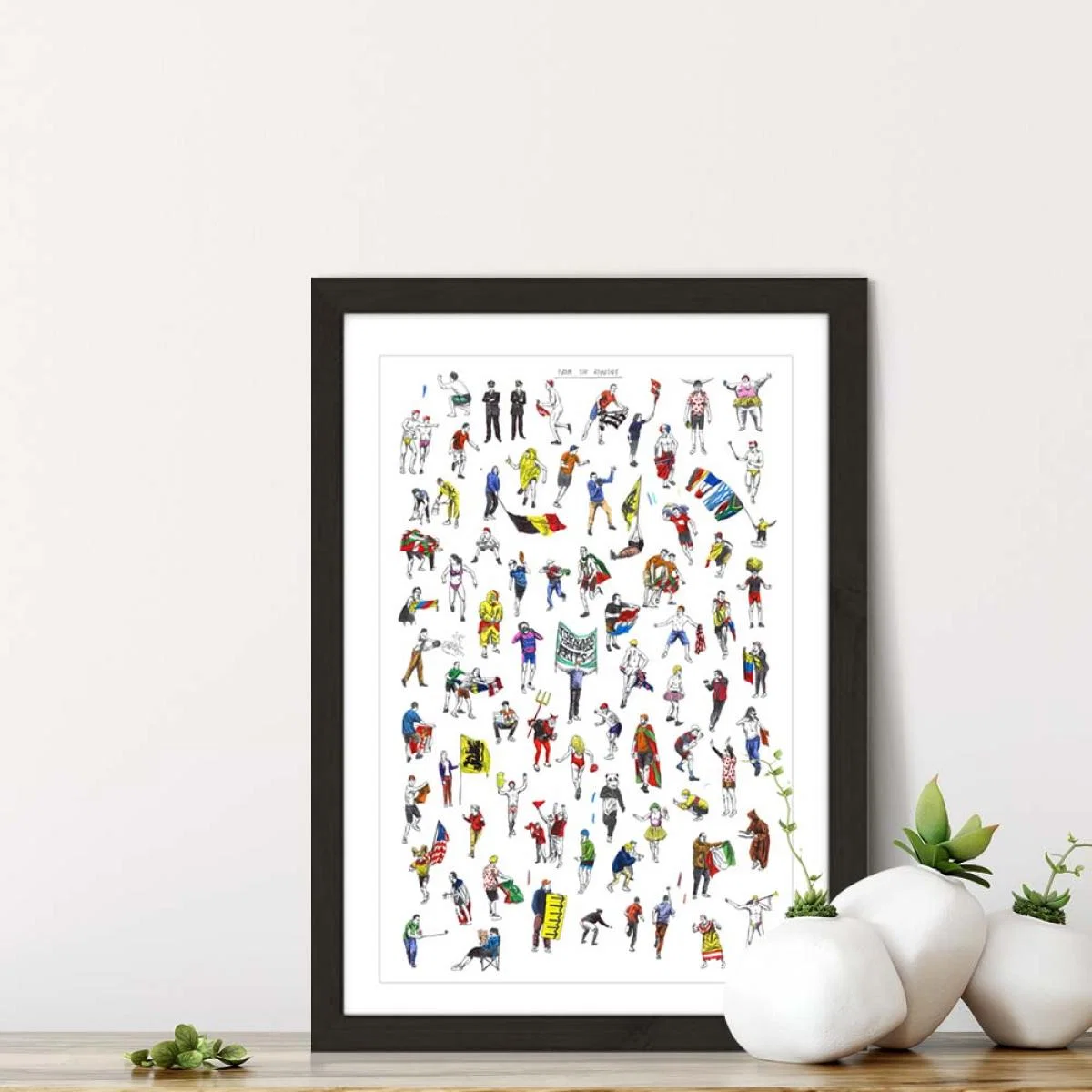 Black Frame From The Roadside Art Print – image 4