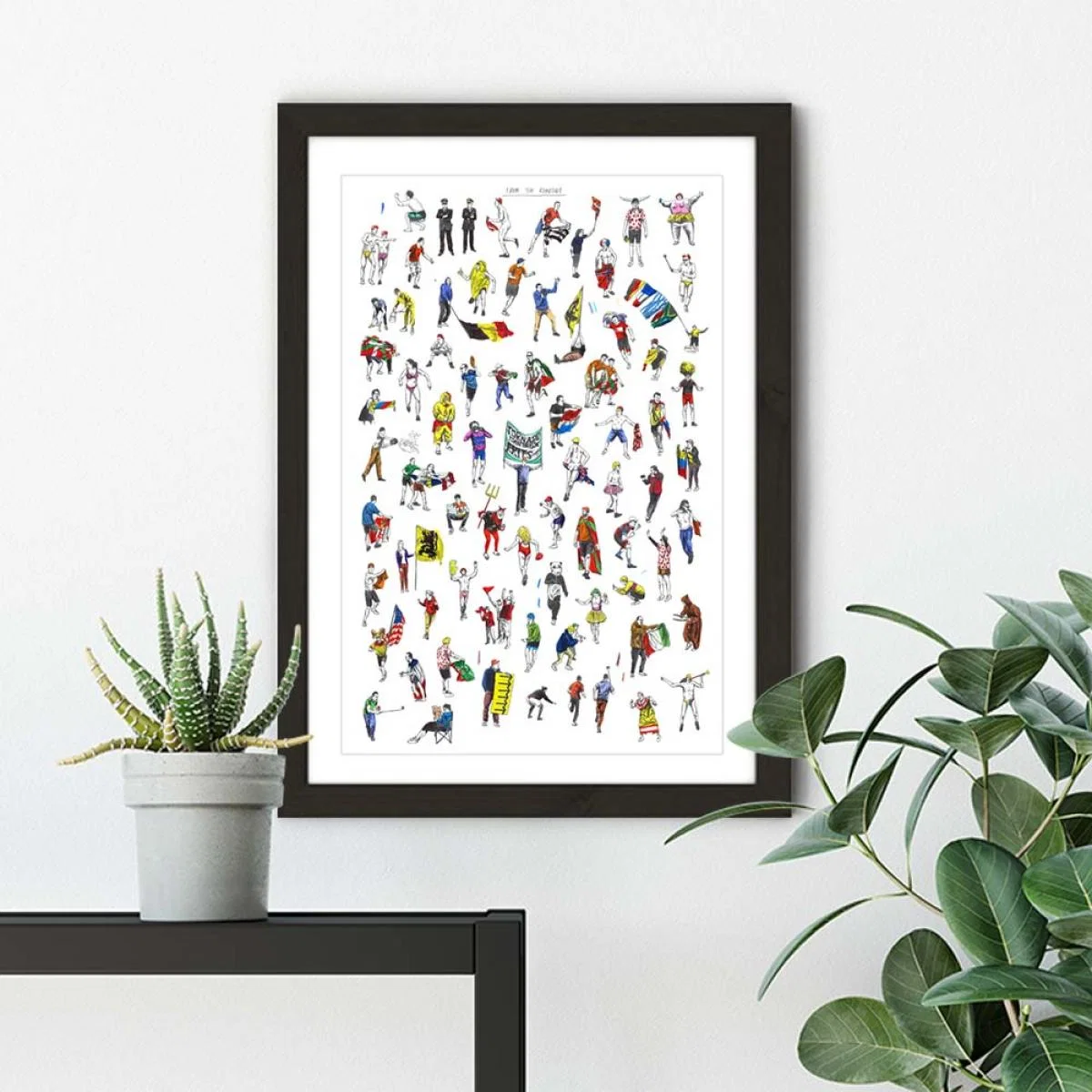 Black Frame From The Roadside Art Print – image 6