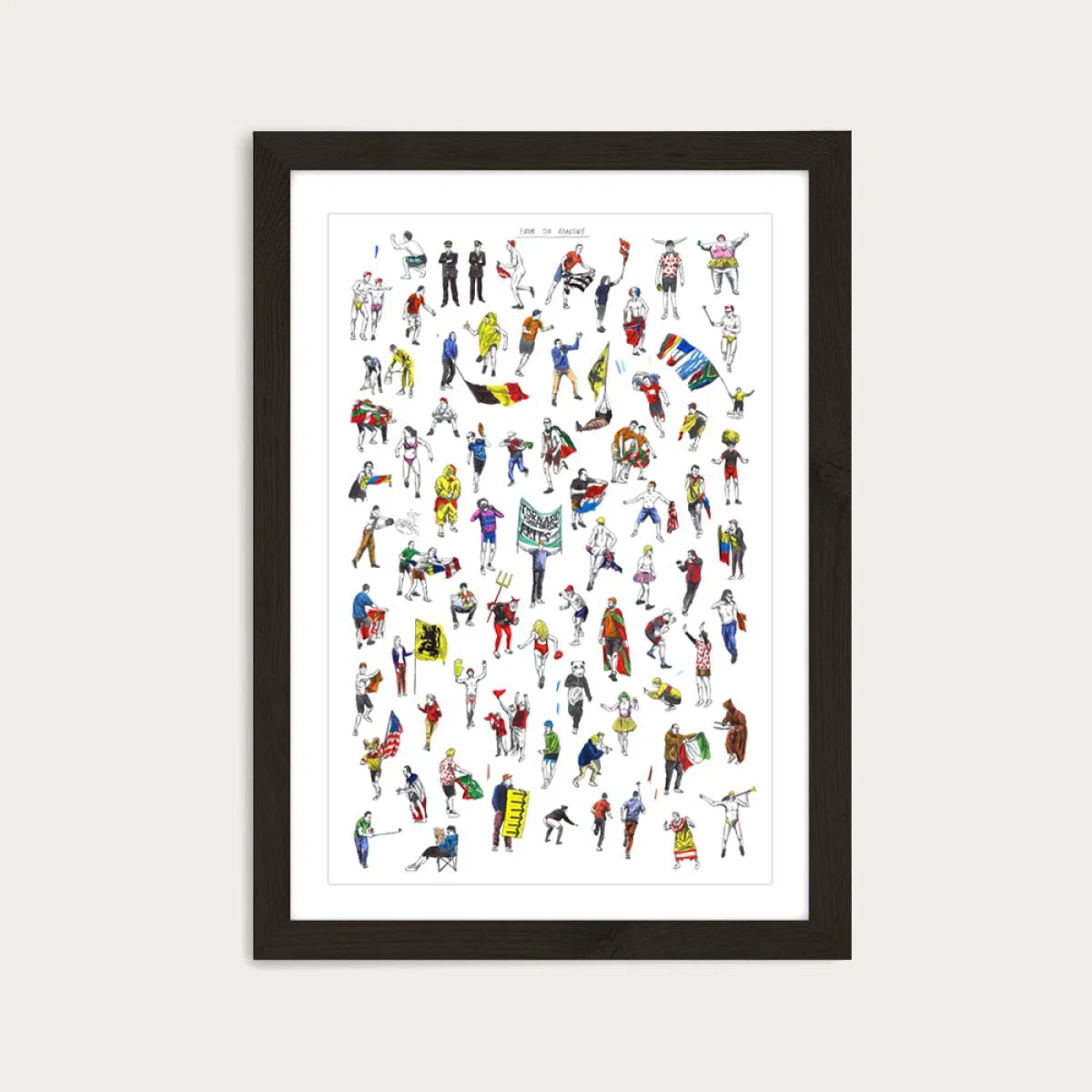 Black Frame From The Roadside Art Print – image 1