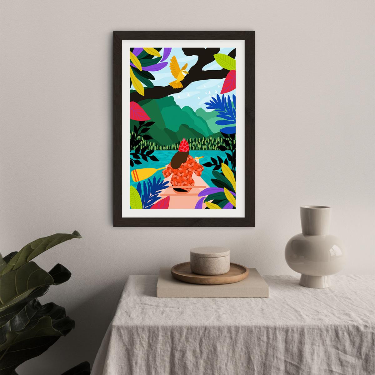 Exploring Nature Art Print Black Frame – image 2