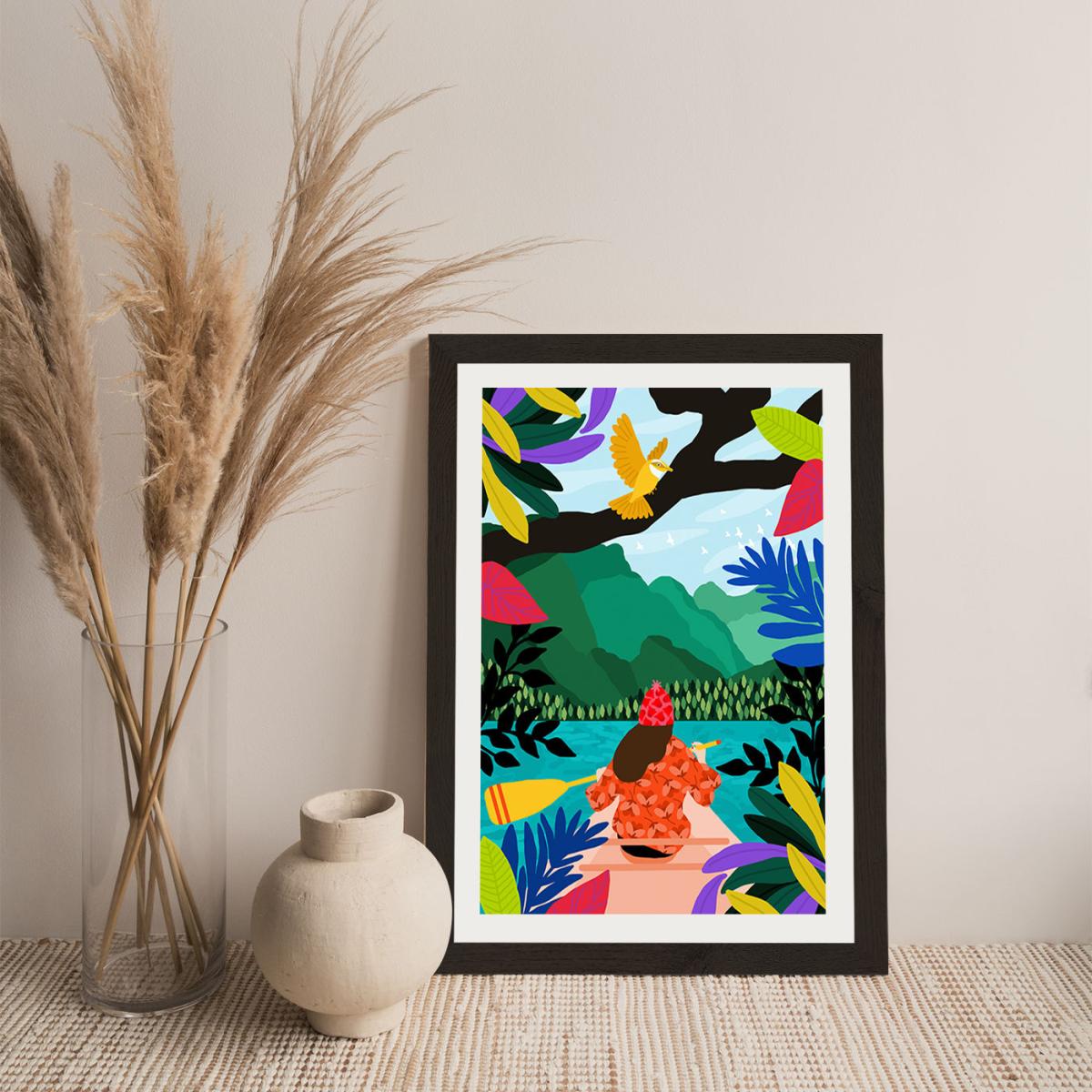 Exploring Nature Art Print Black Frame – image 4