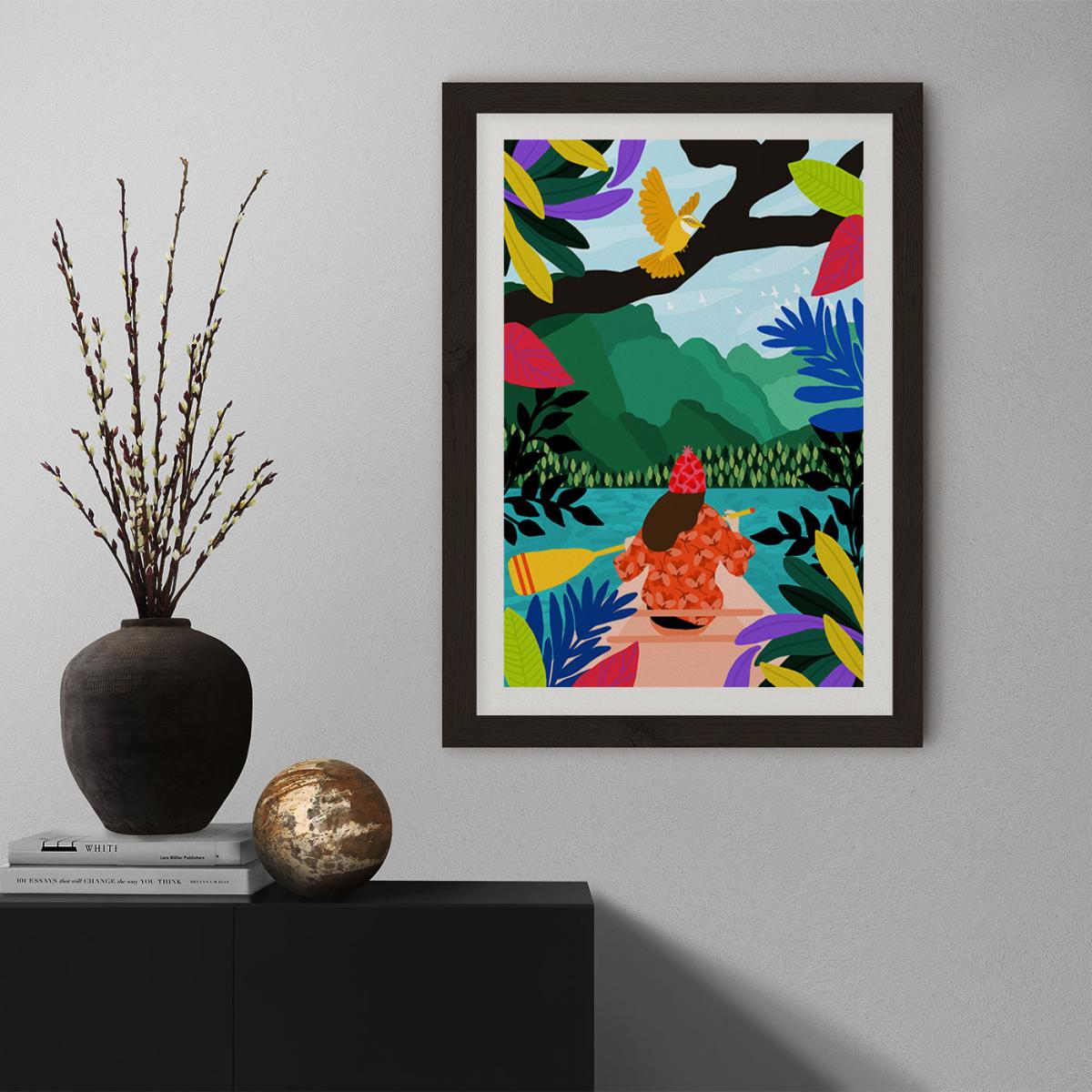 Exploring Nature Art Print Black Frame – image 6