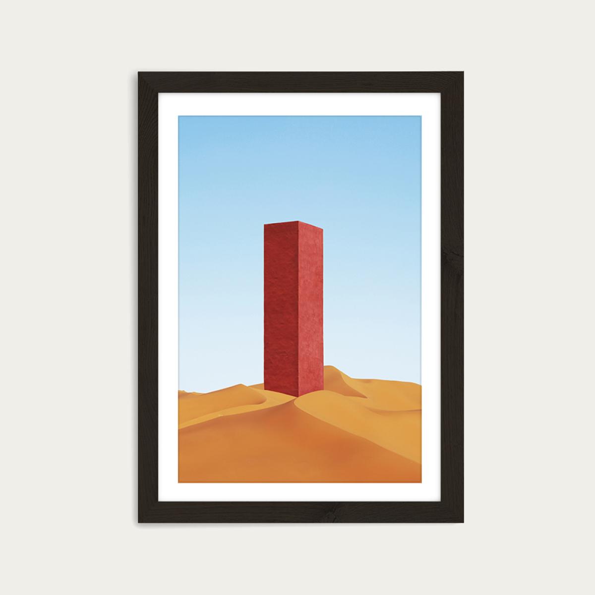 Fata Morgana Art Print Black Frame – image 1