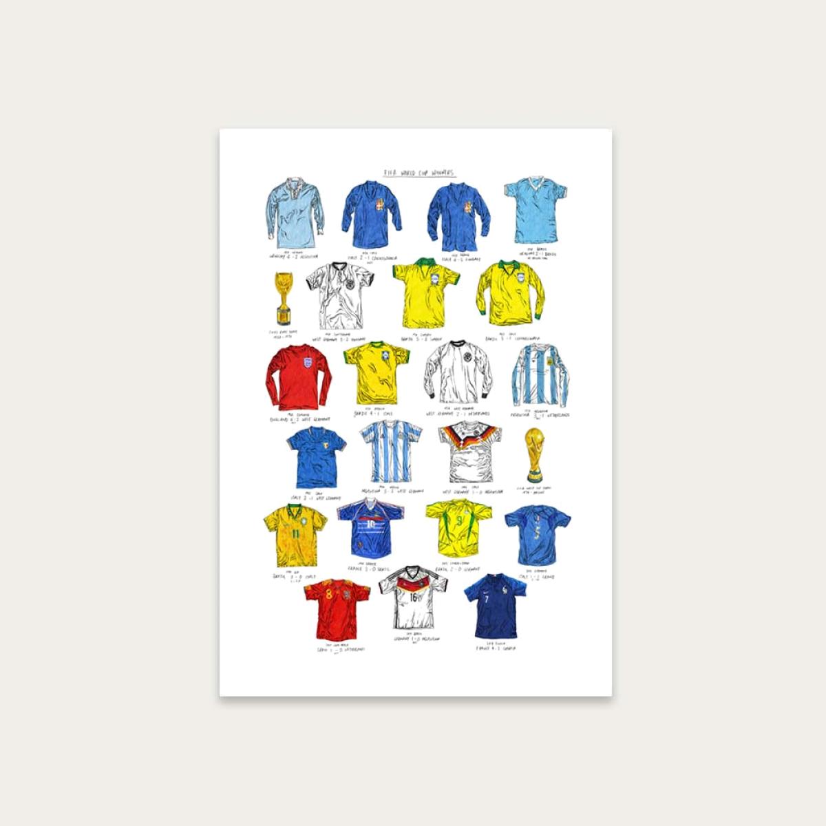 Unframed World Cup Winners Art Print
