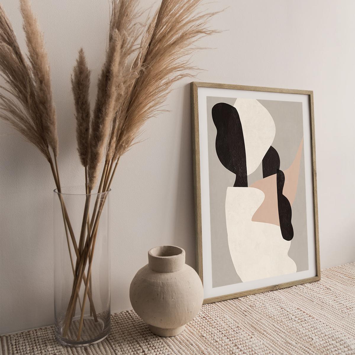 Interact No 1 Art Print Oak Frame – image 6