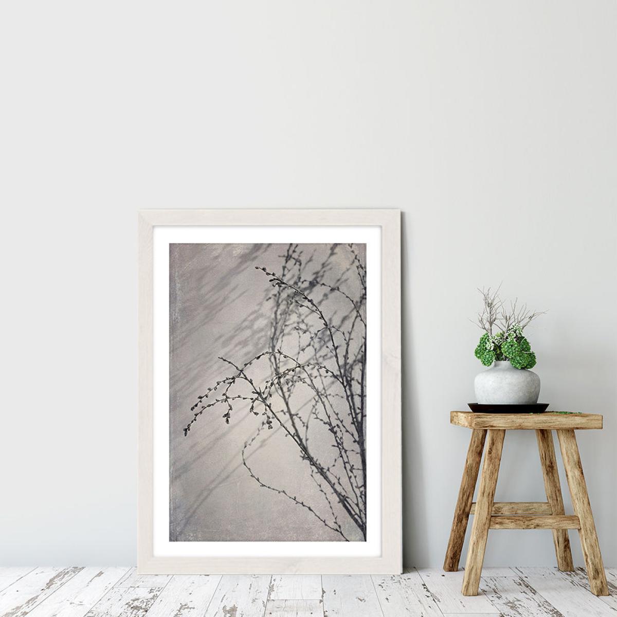 Shadowplay 4 Art Print White Frame – image 6