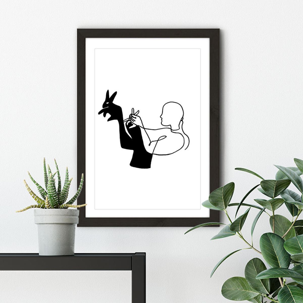 Shadowplay Art Print Black Frame – image 5