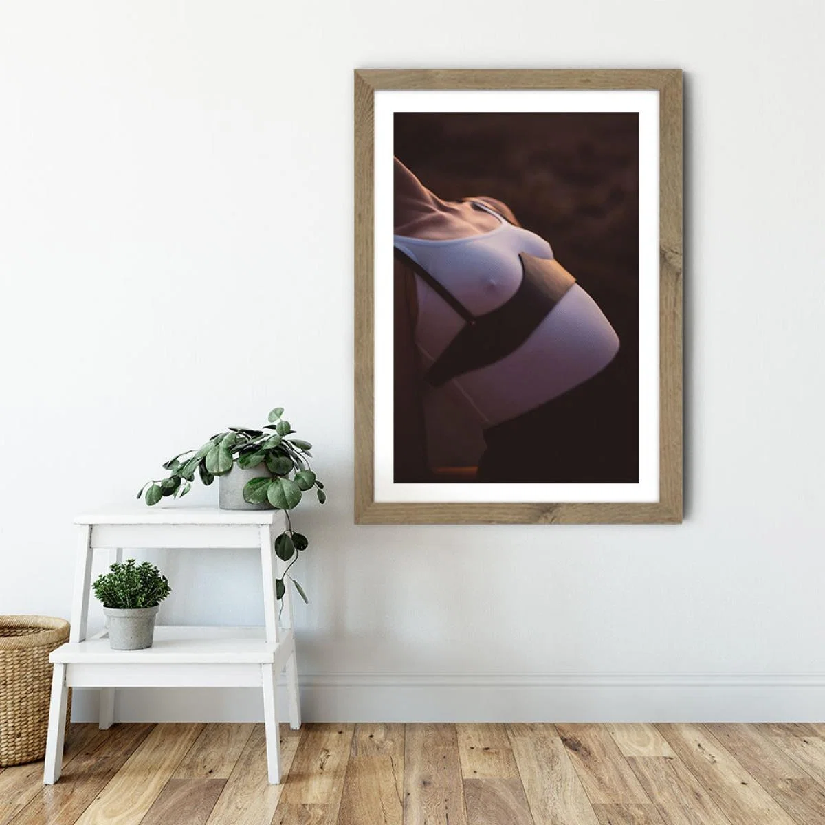 Desert Dance III Art Print Oak Frame – image 6