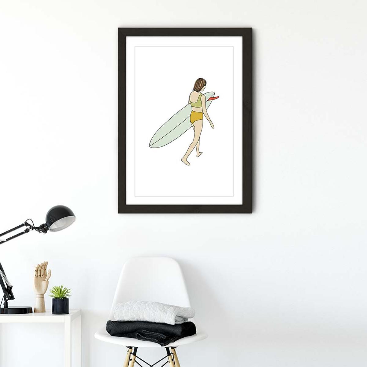 Kassia Art Print Black Frame – image 2