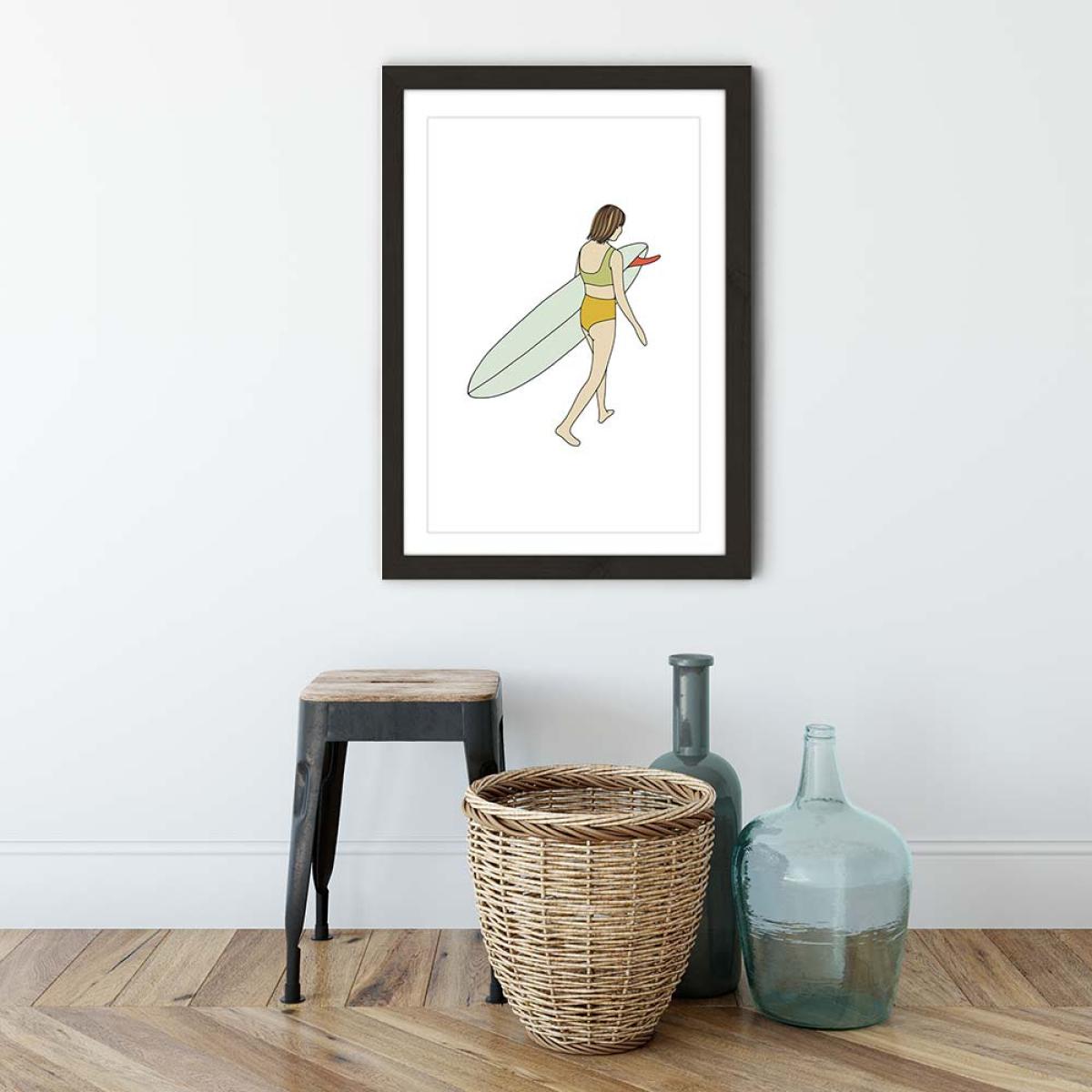 Kassia Art Print Black Frame – image 3