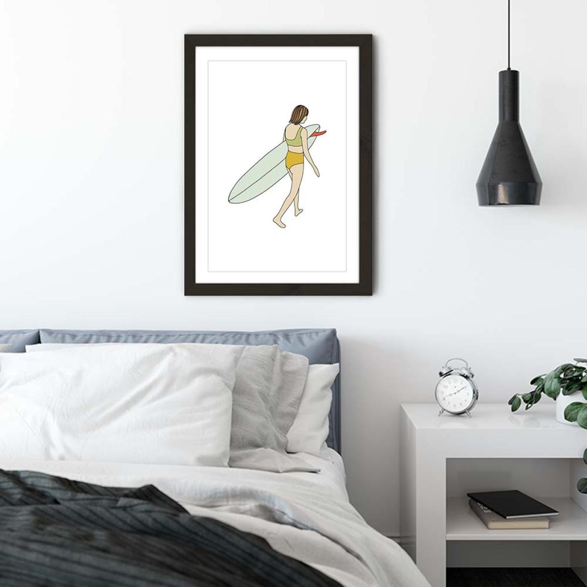 Kassia Art Print Black Frame – image 4
