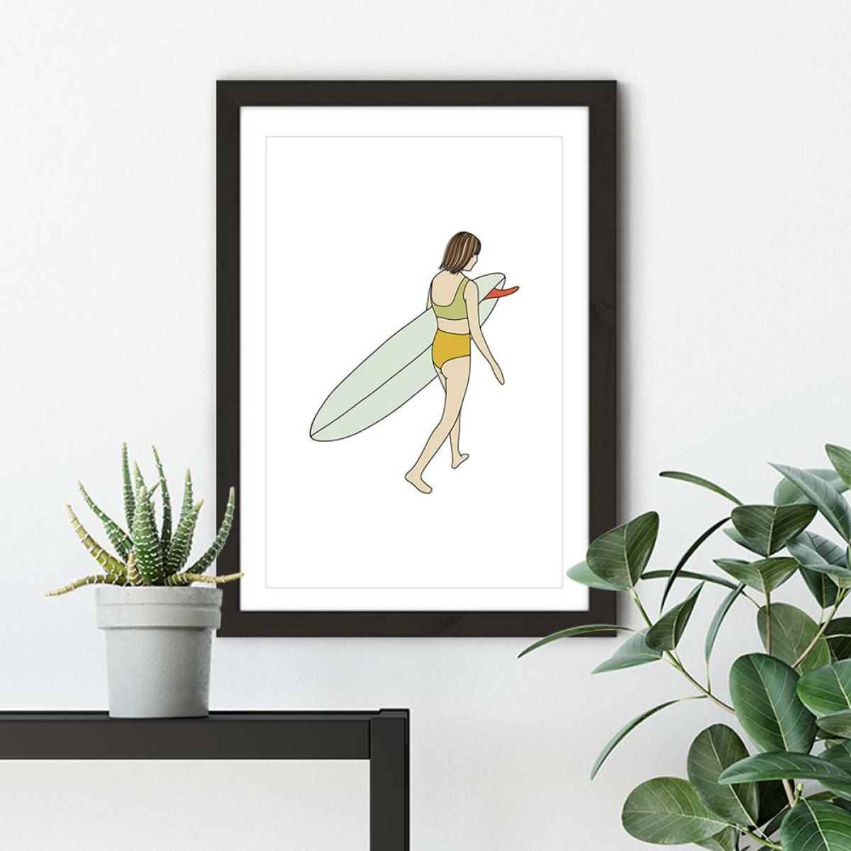 Kassia Art Print Black Frame – image 5