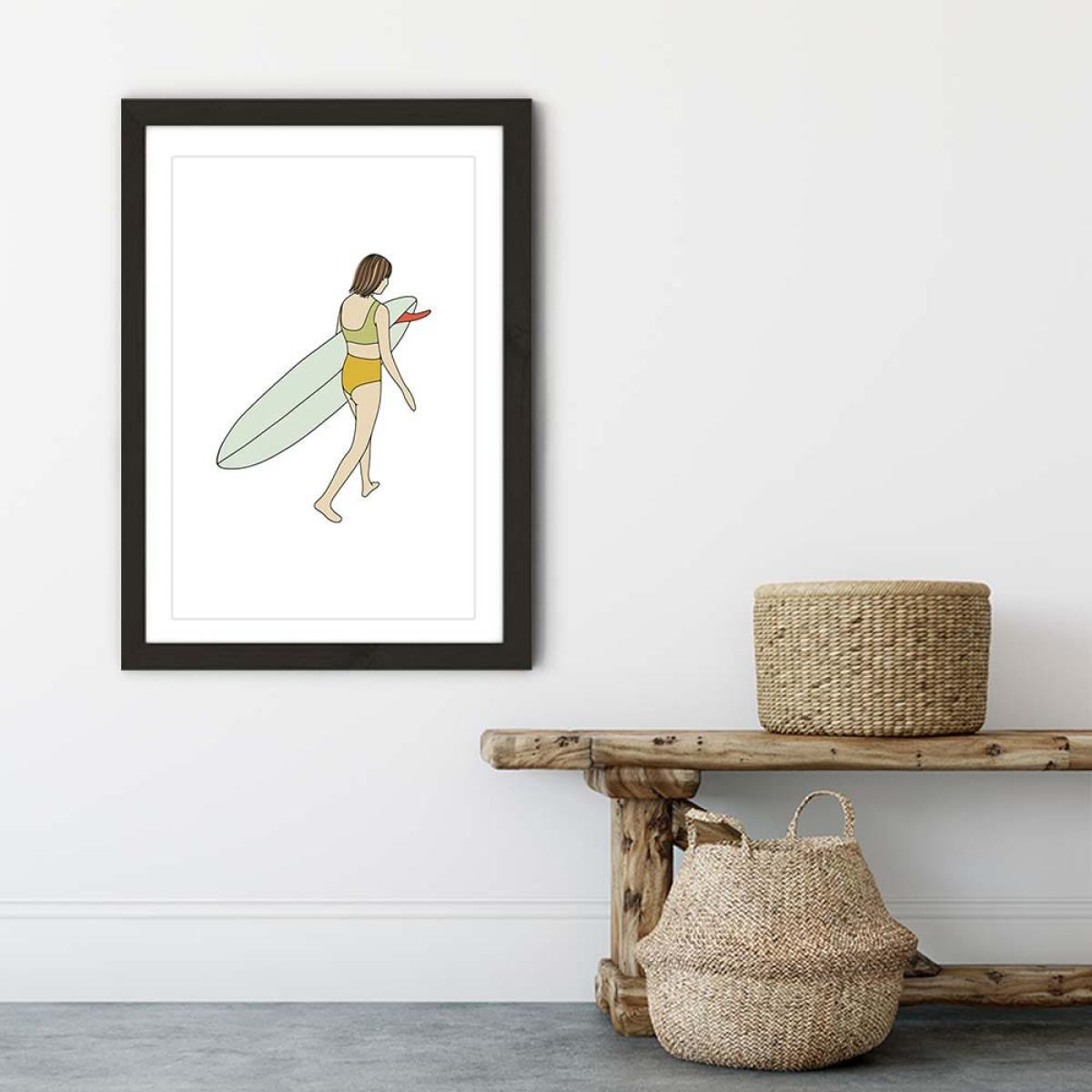 Kassia Art Print Black Frame – image 6