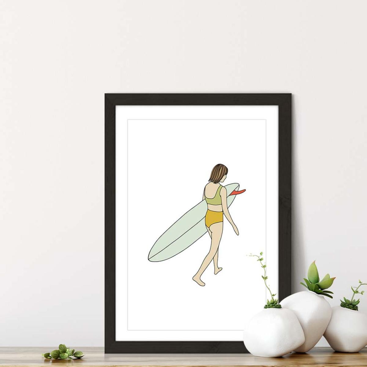 Kassia Art Print Black Frame – image 7