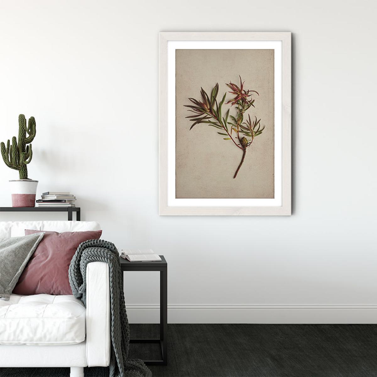 Fynbos 1 Art Print White Frame – image 4