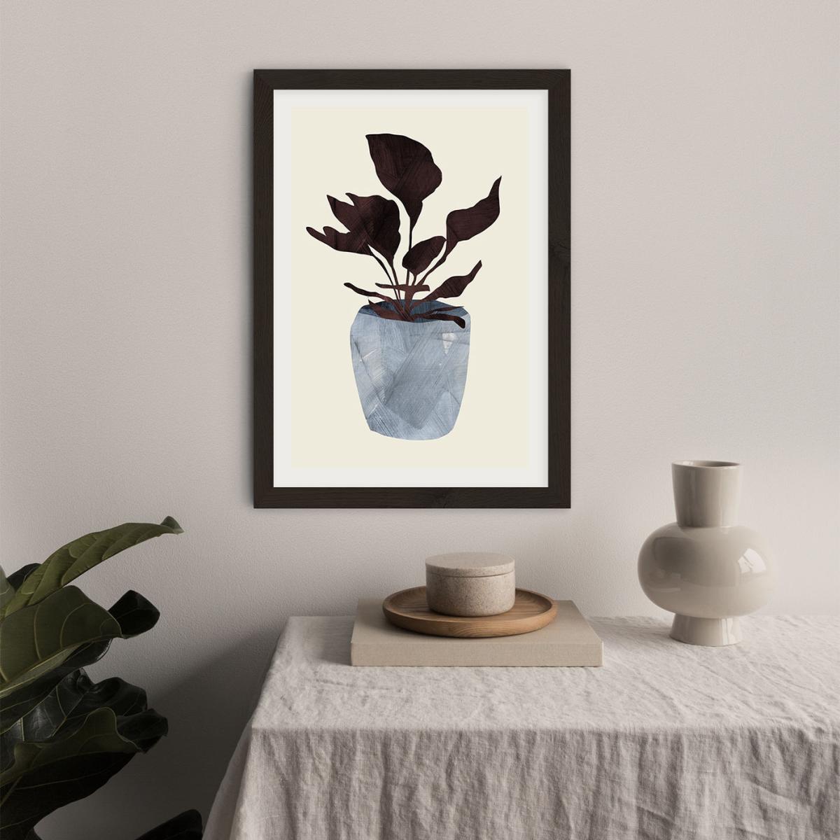 Country Plant Art Print Black Frame – image 5
