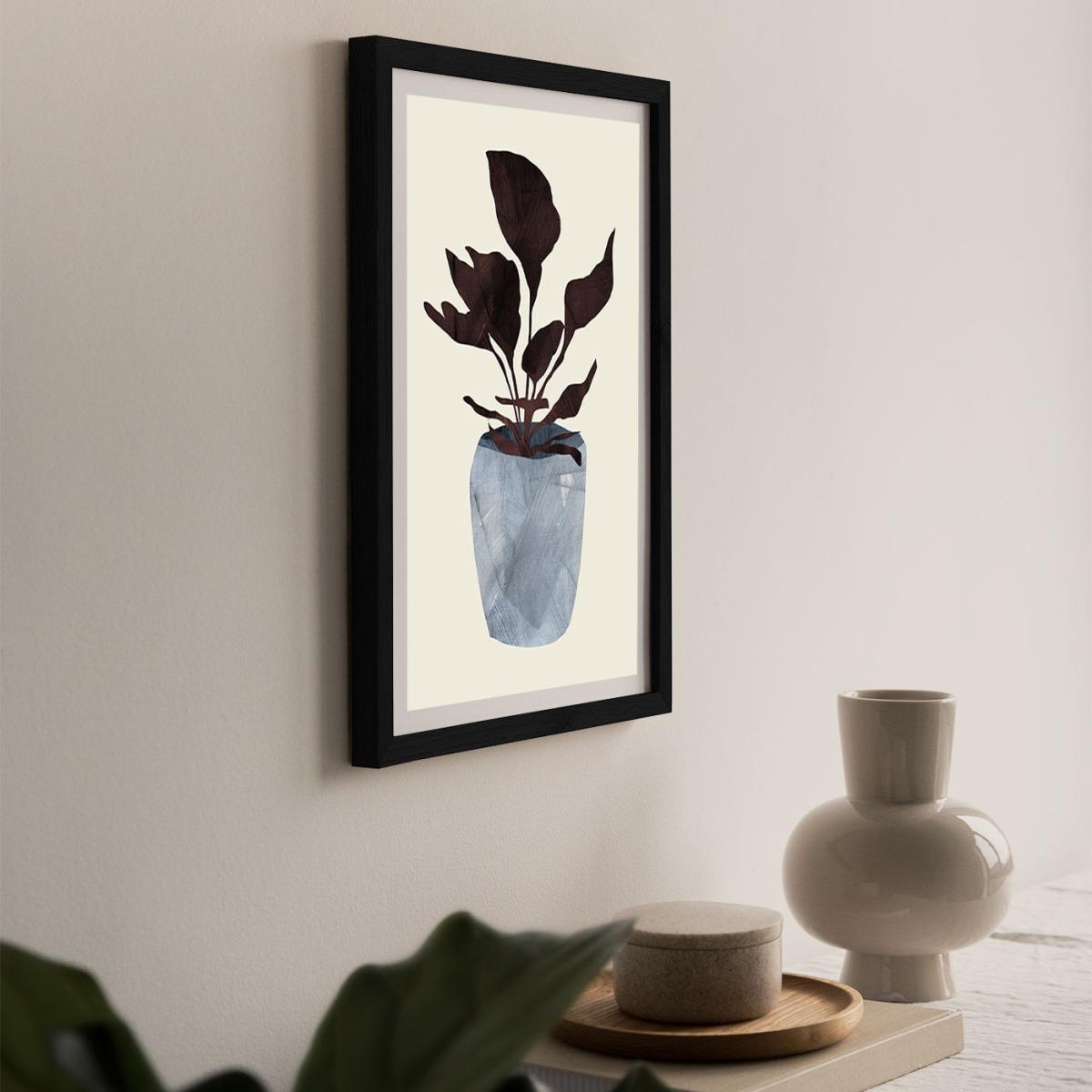 Country Plant Art Print Black Frame – image 8