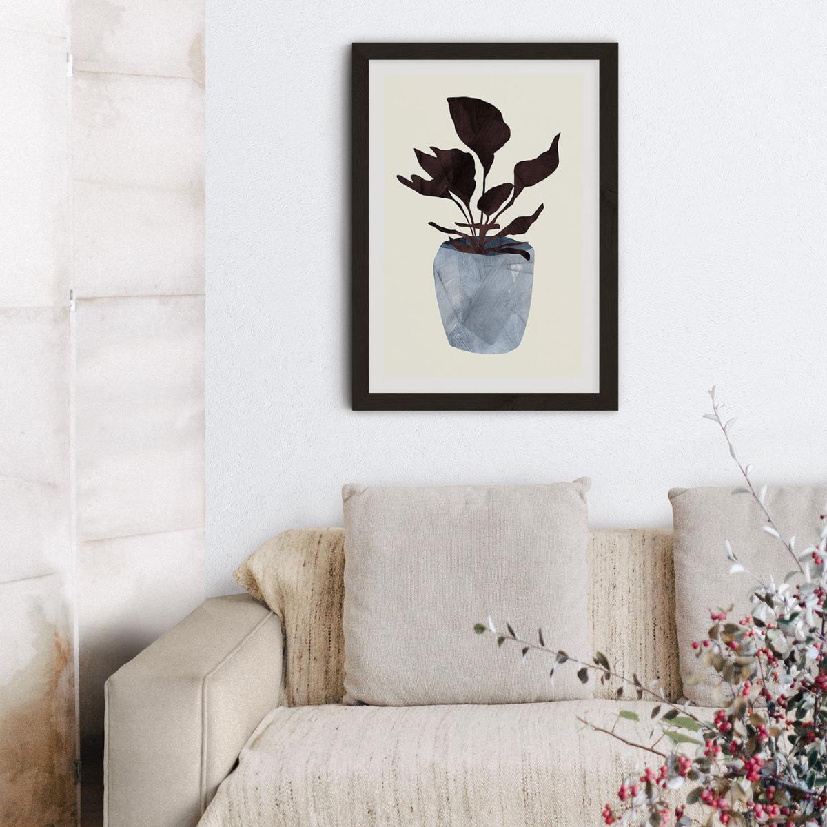 Country Plant Art Print Black Frame – image 10