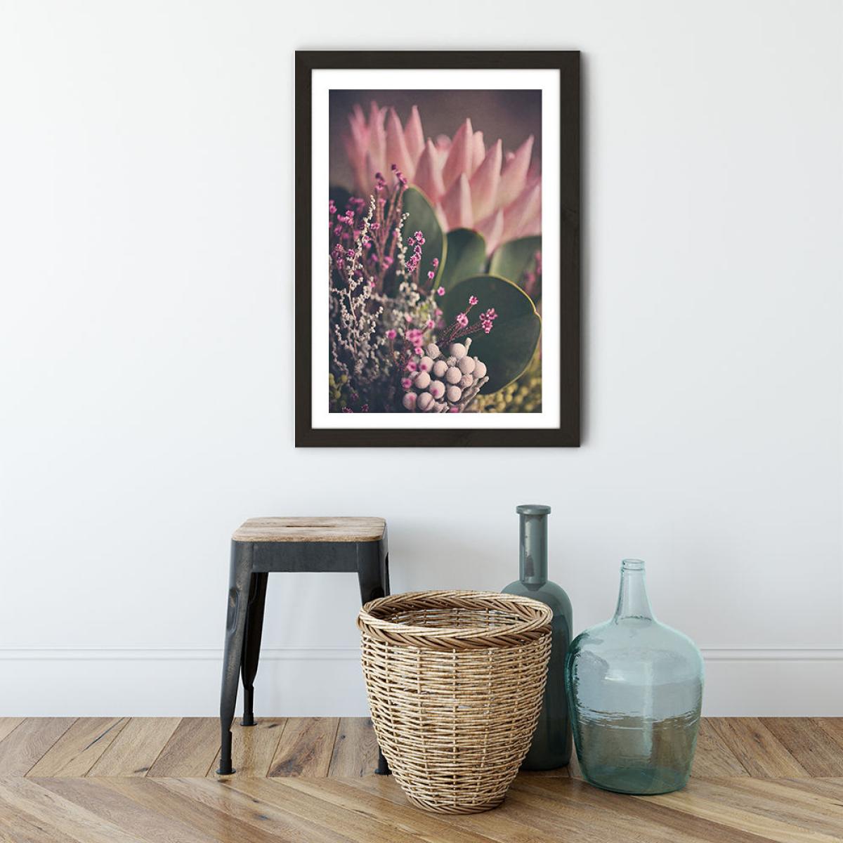 Warm Fynbos 2 Art Print Black Frame – image 3