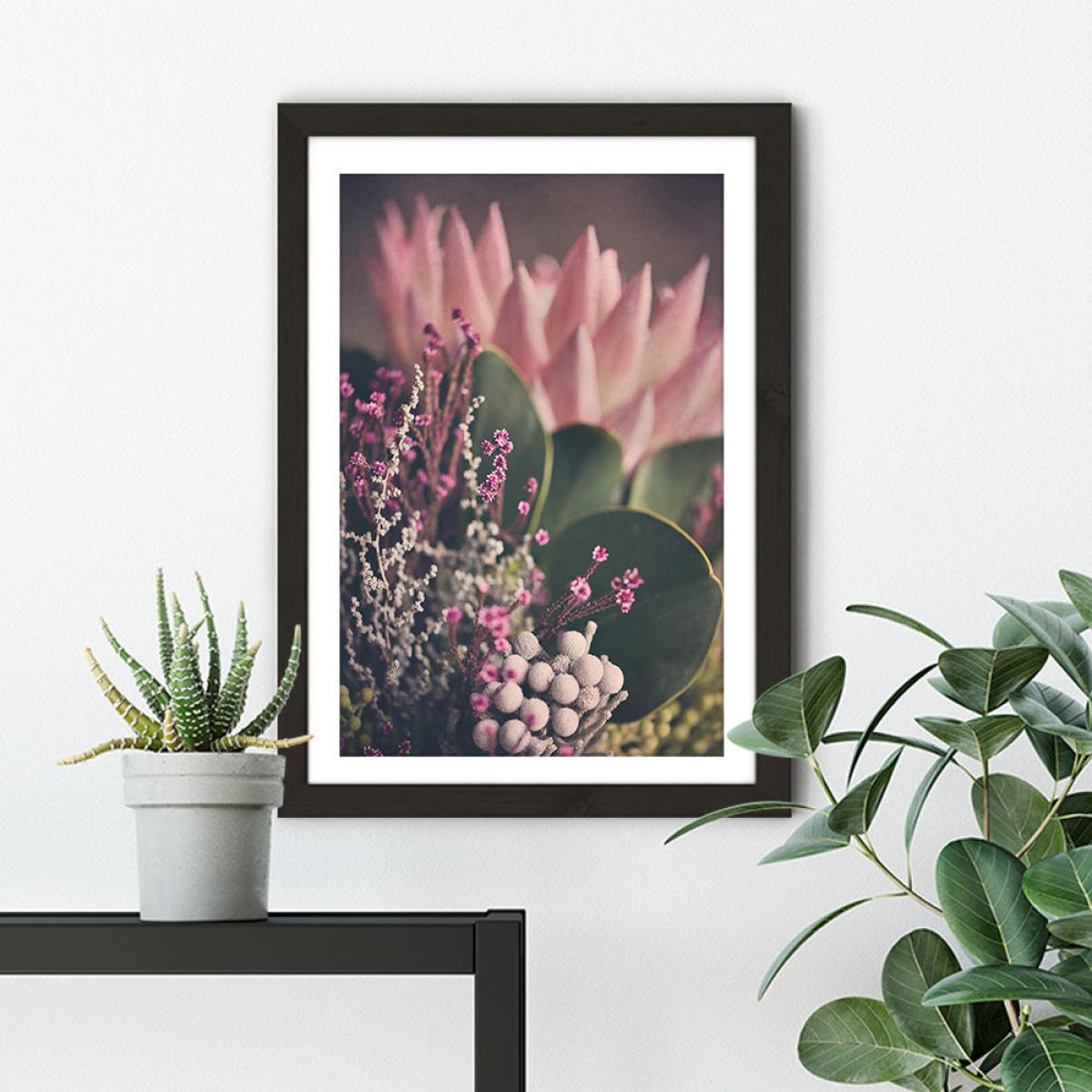 Warm Fynbos 2 Art Print Black Frame – image 5