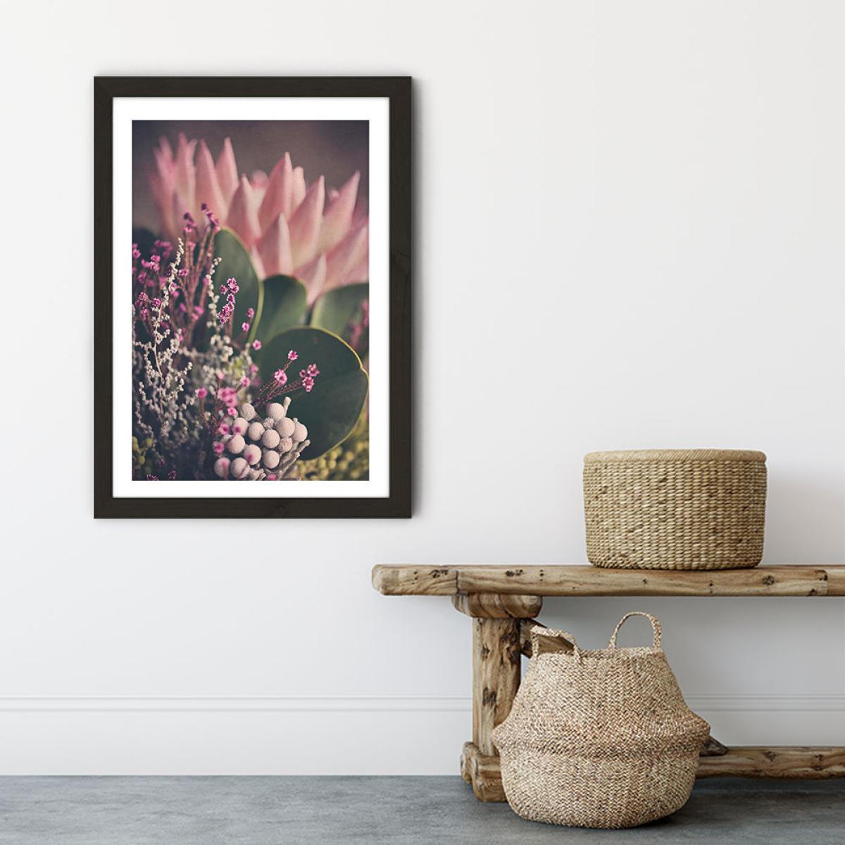 Warm Fynbos 2 Art Print Black Frame – image 6