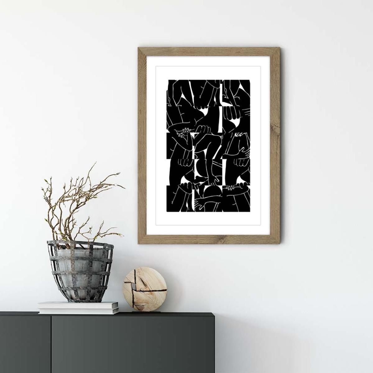 Oak Frame Bodies Art Print – image 2