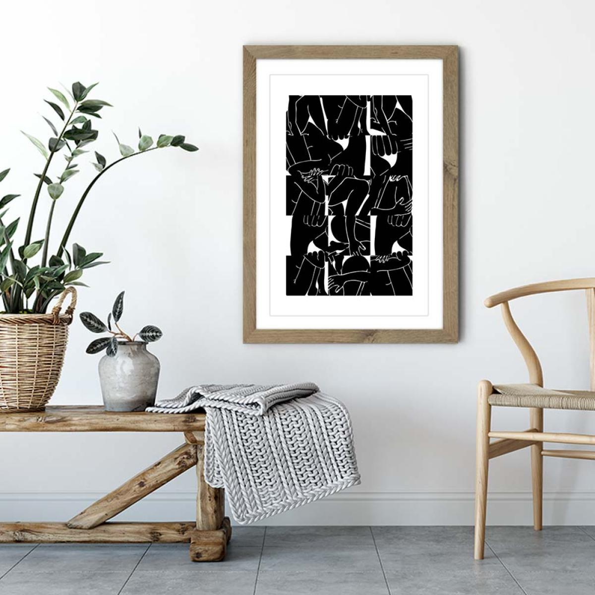 Oak Frame Bodies Art Print – image 4