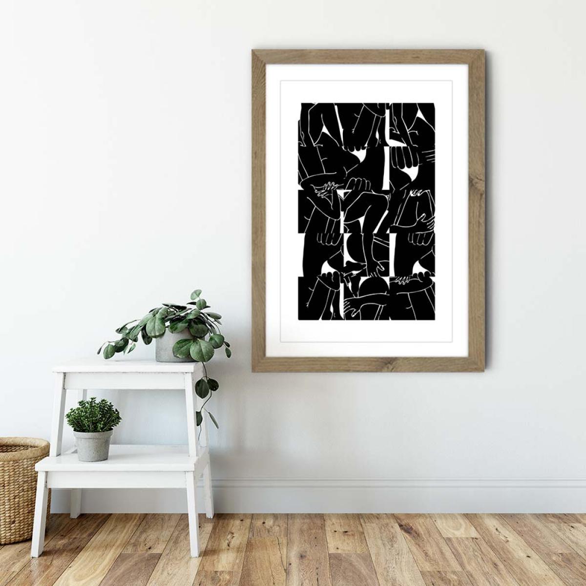 Oak Frame Bodies Art Print – image 6