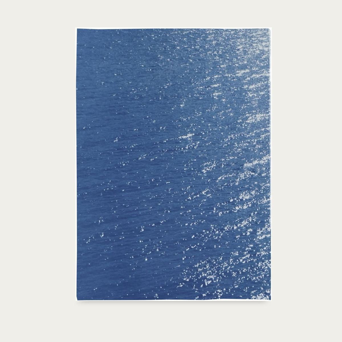 Splendorous Amalfi Coast Handmade Cyanotype Art Print – image 5