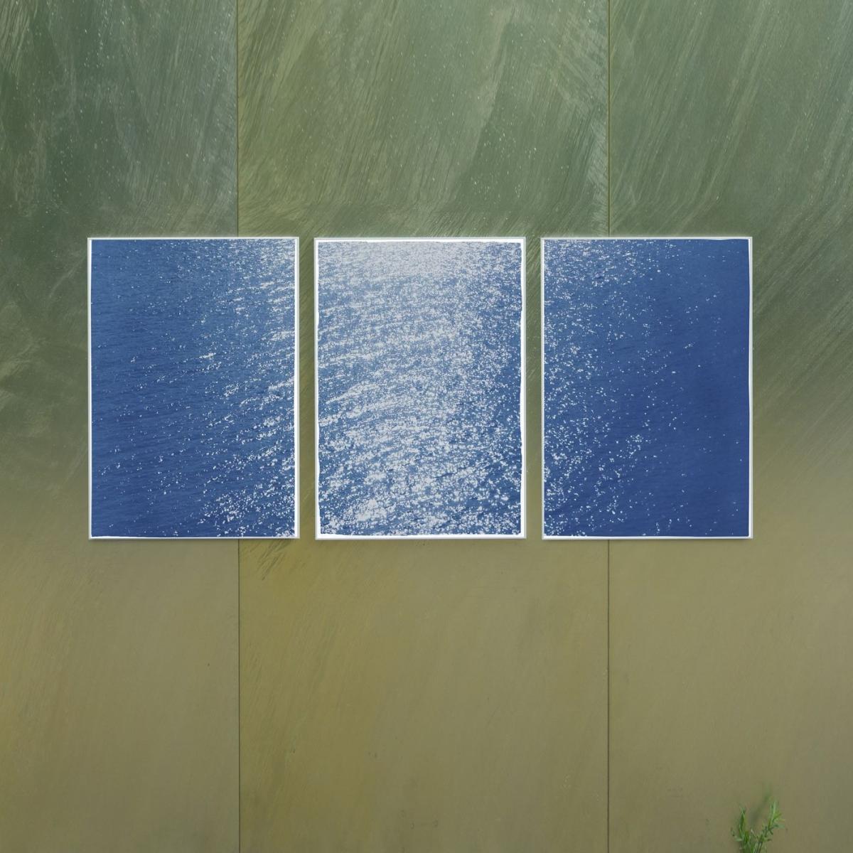 Splendorous Amalfi Coast Handmade Cyanotype Art Print – image 9