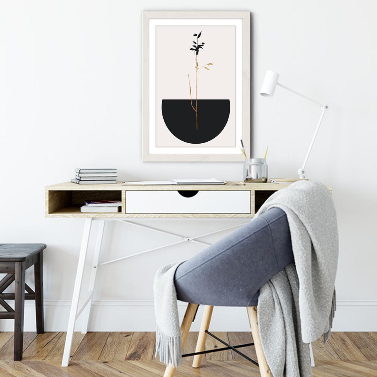 Planta Negra Art Print White Frame – image 5