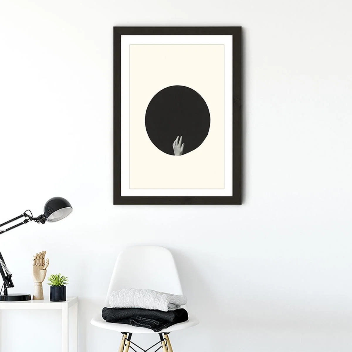 Touch Art Print Black Frame – image 2