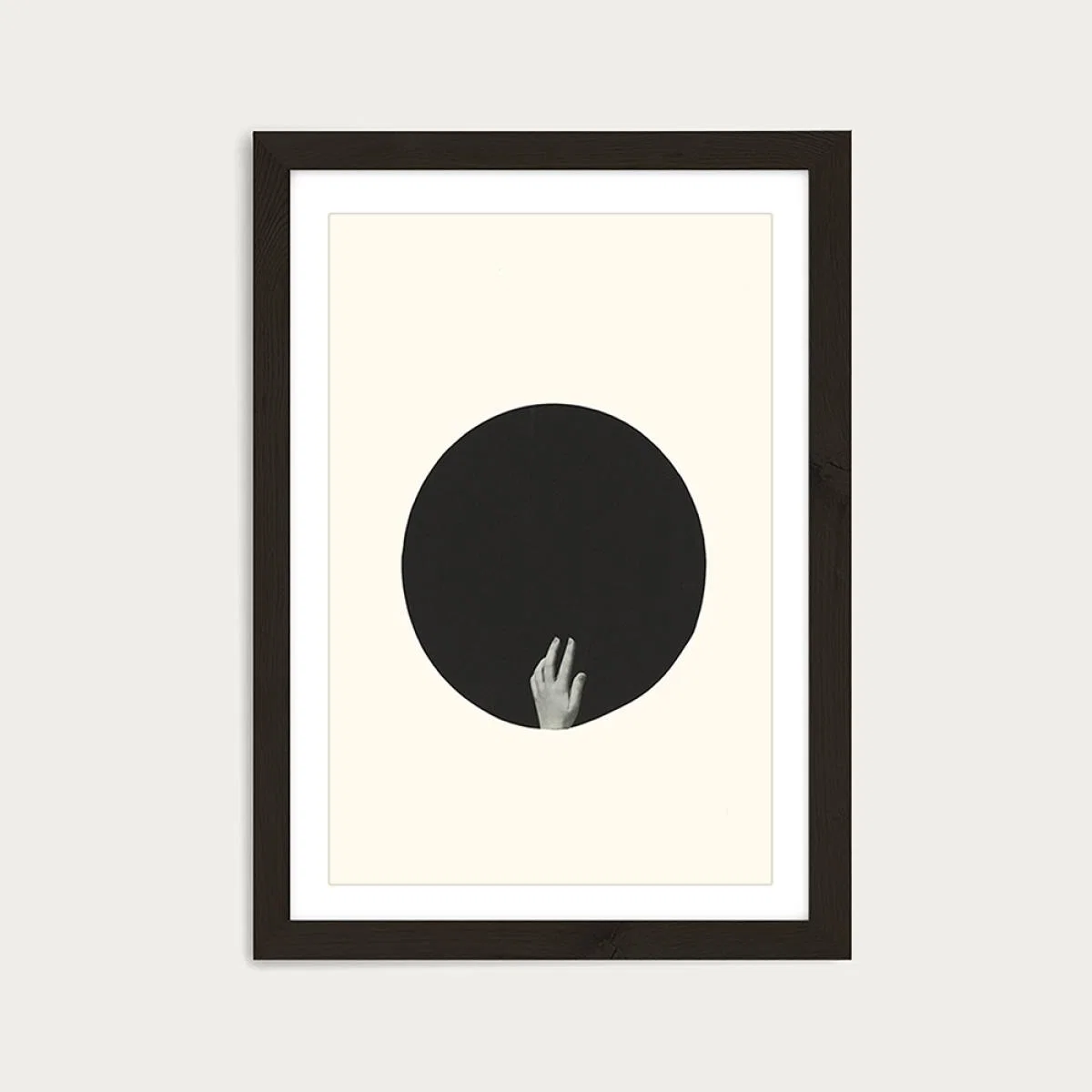 Touch Art Print Black Frame – image 1