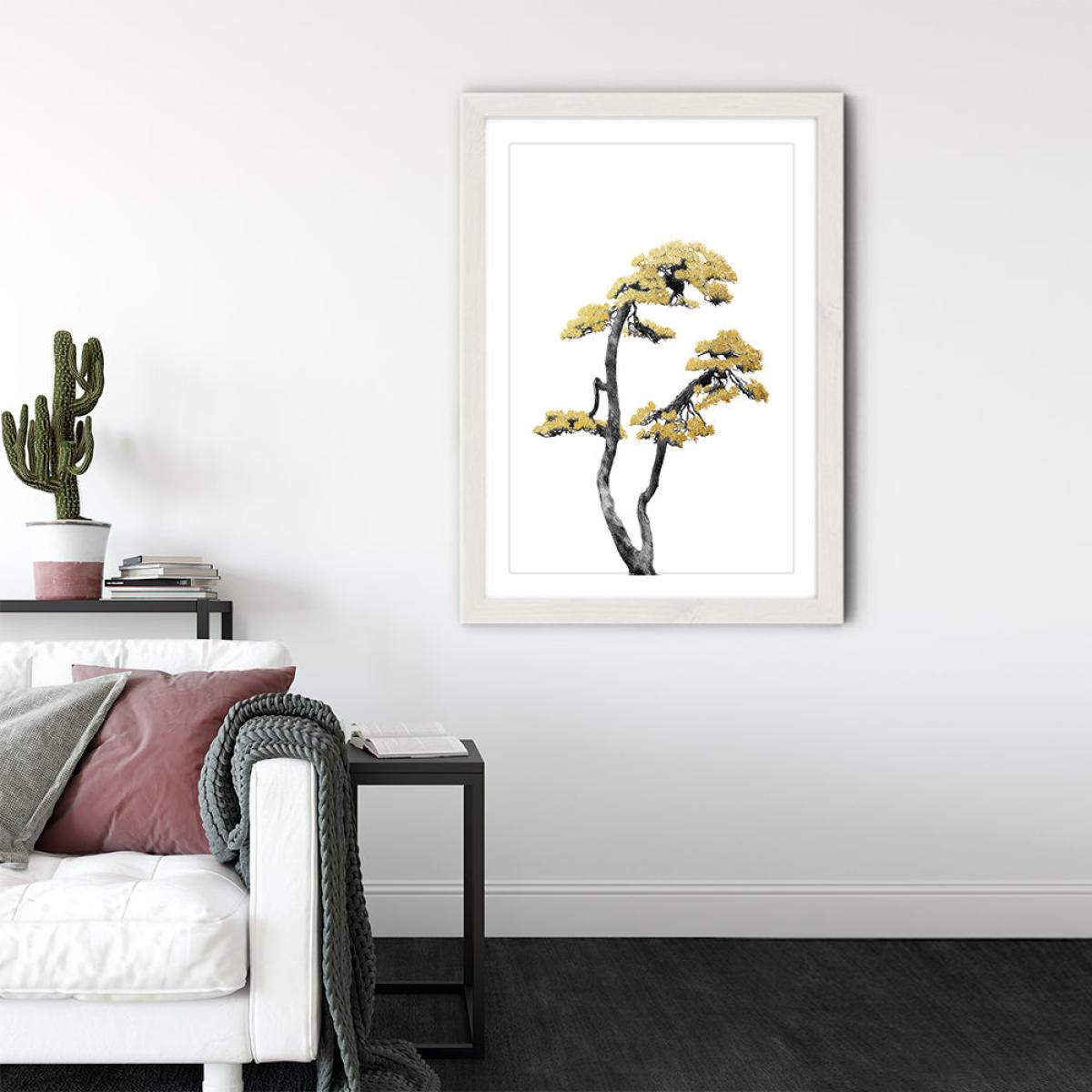 Bonsai Tree 6 Art Print White Frame – image 3