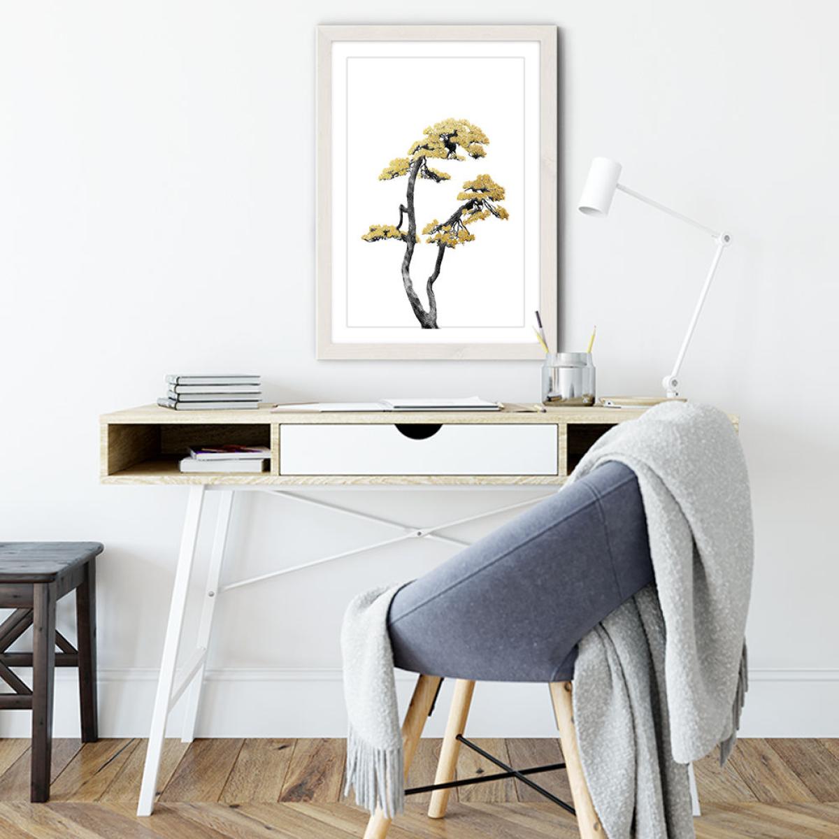 Bonsai Tree 6 Art Print White Frame – image 5